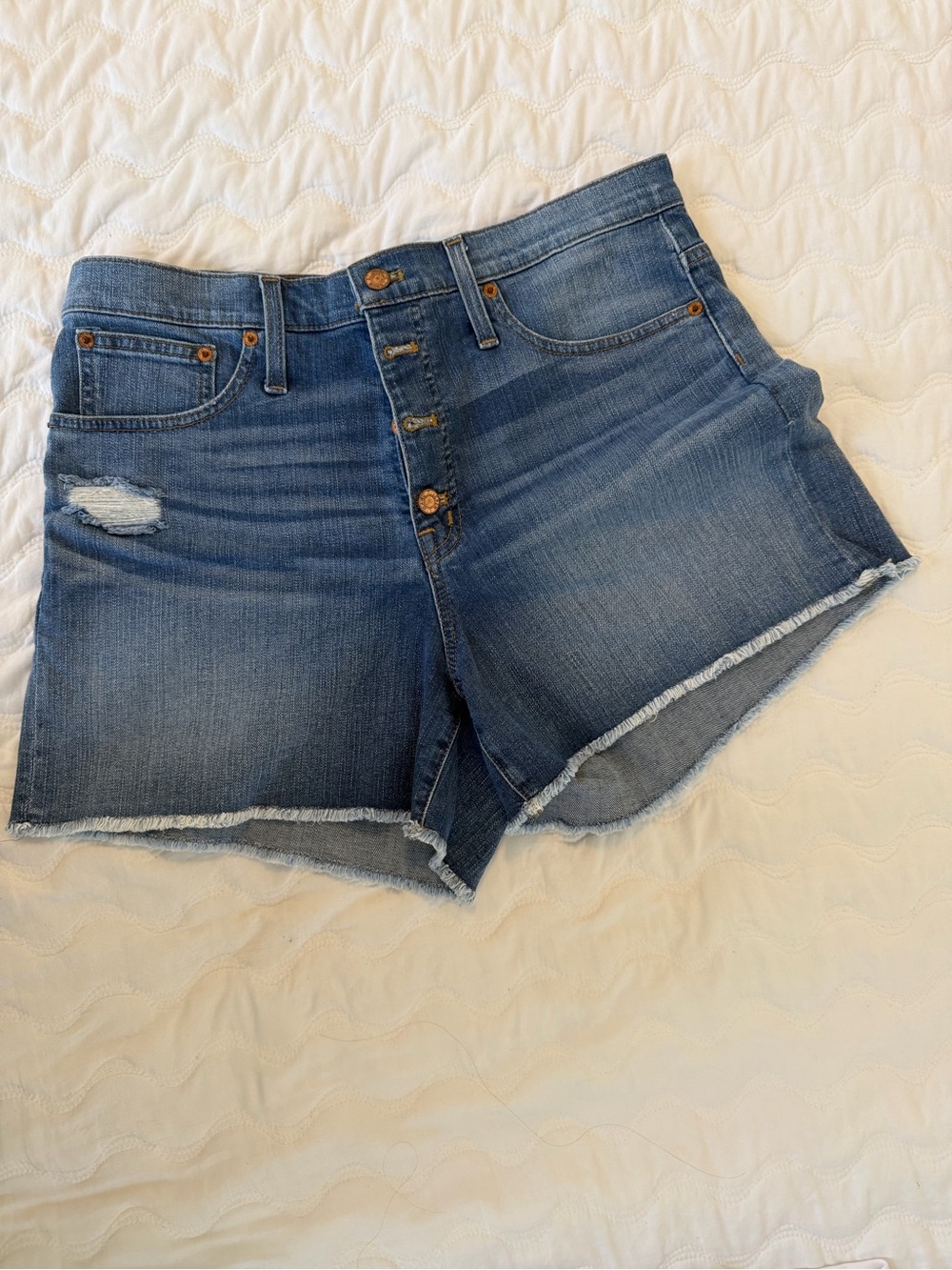 J.Crew High-Rise Denim Shorts